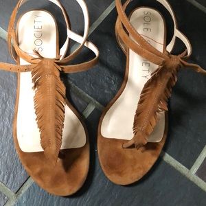 Sole Society suede sandal